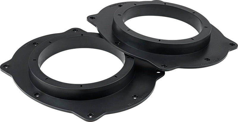 Audiopipe 6x9" to 6" PVC Plastic Adapter Ring Spacer Black (Pair) RING-PVC-A69-6