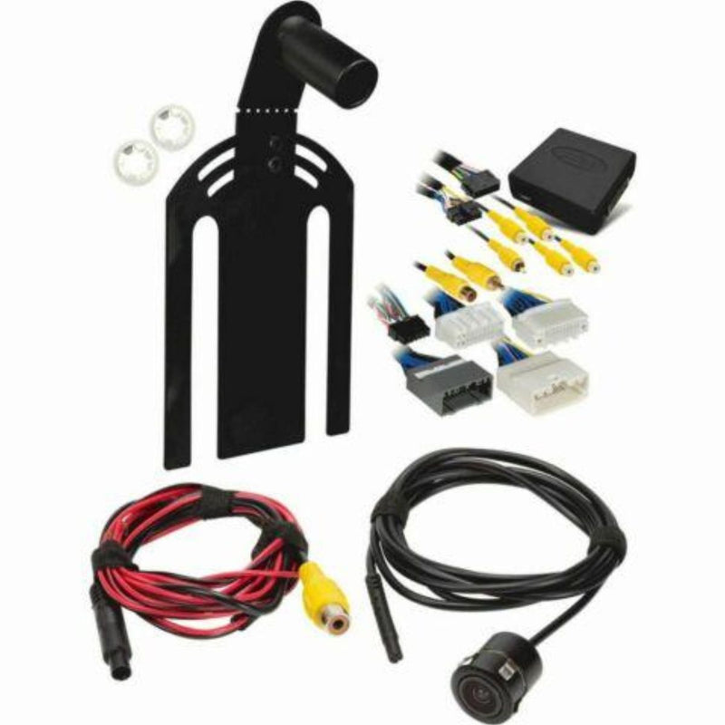 Adjustable Rear-View Camera Plug Play Jeep Wrangler Factory Radios 2007-Current