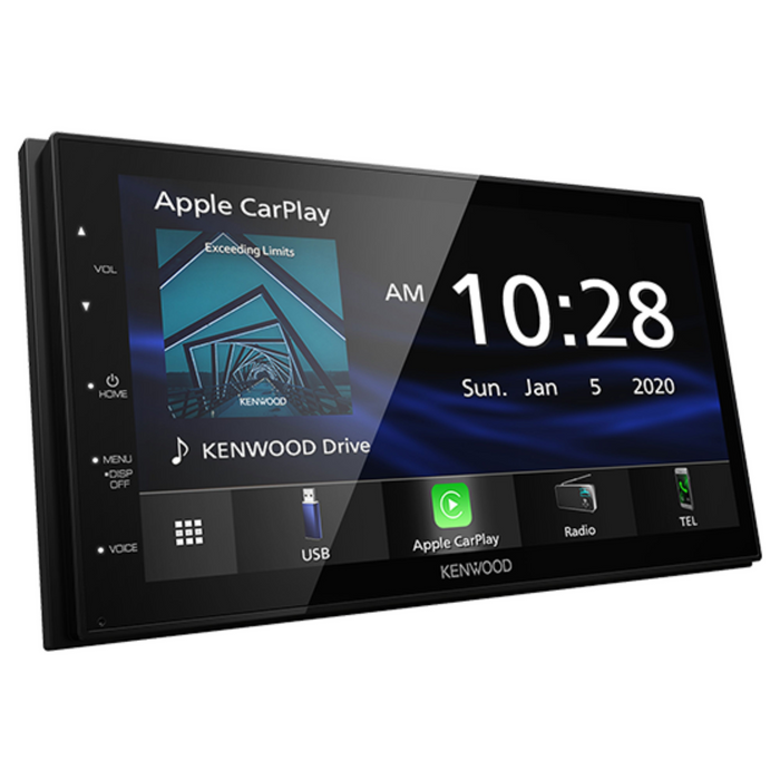 Kenwood CarPlay/Android Auto Receiver KW-DMX47S and SiriusXM Radio Tuner Kit SXW300V1