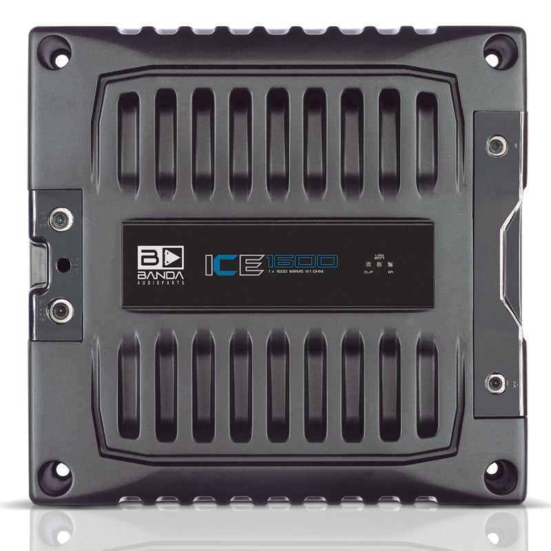 Banda ICE X Line Aluminum Brazilian 1600 Watt 1-Ohm Full Range Monoblock Amplifier
