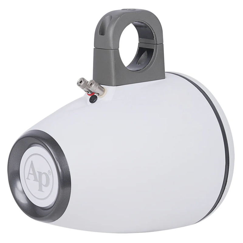 AudioPipe Pair of White 8" 125 W RMS 4-Ohm Weatherproof Marine Tower Speakers