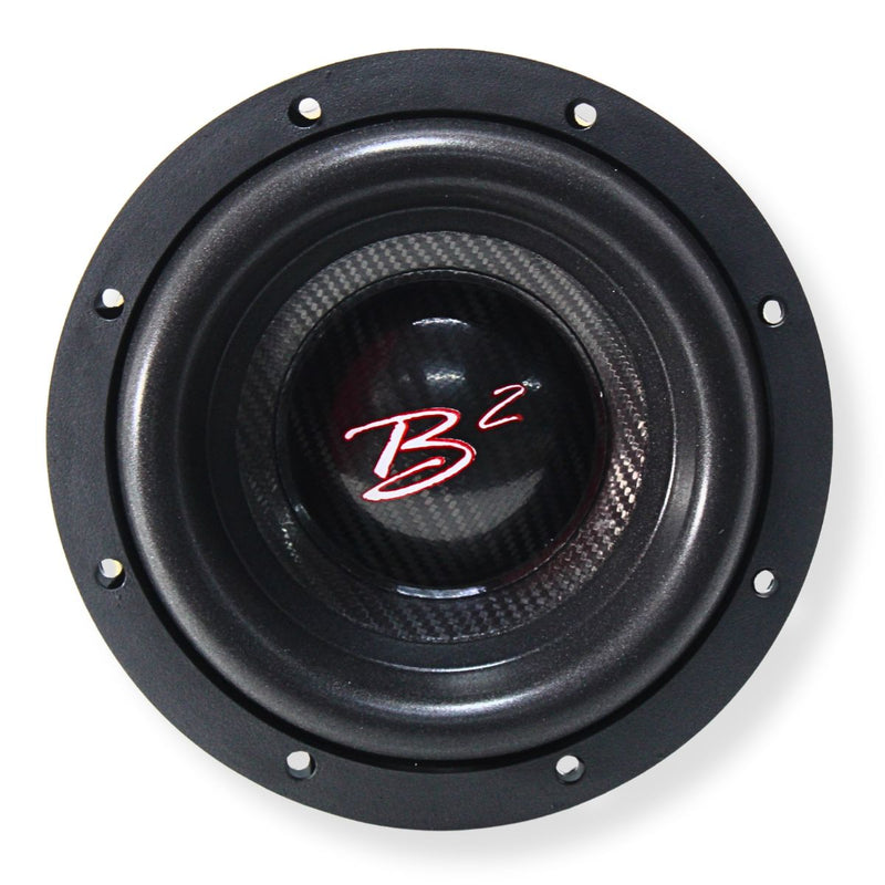 B2 Audio 8" Carbon Fiber Subwoofer RAMPAGE8 V3 1000W RMS Dual 2 Ohm