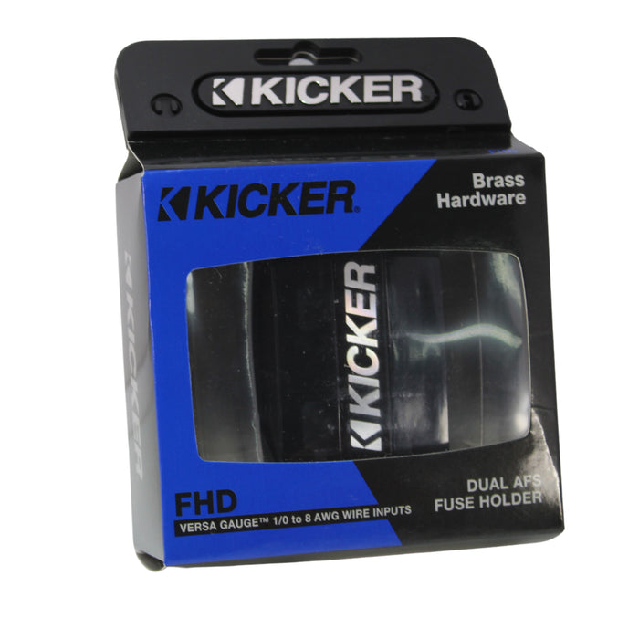 Kicker 46FHD Dual AFS Mini-ANL Fuse Holder Distribution Block