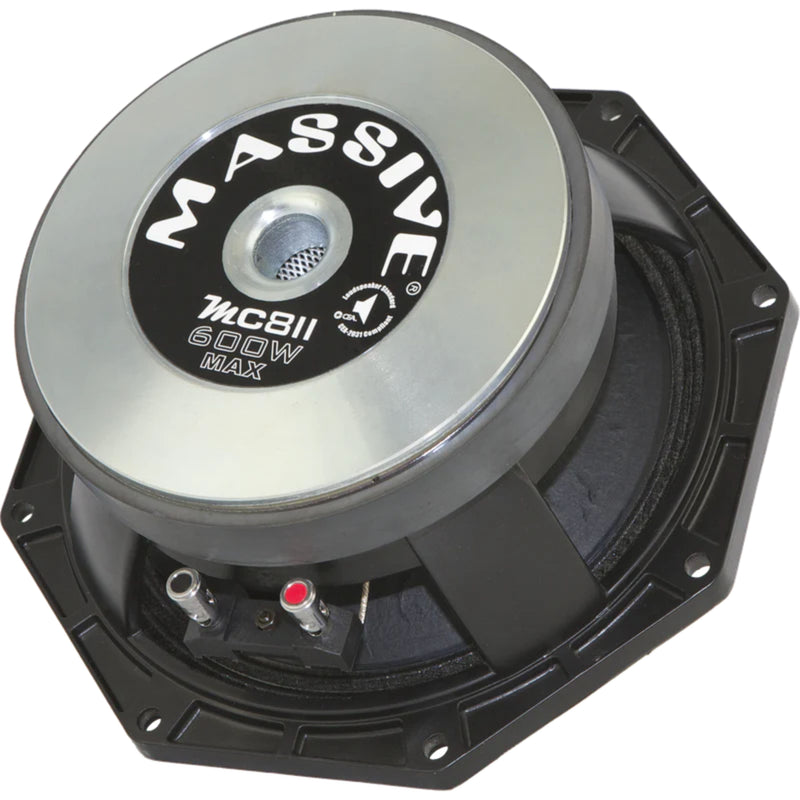 Massive Audio - 8" 200 Watt RMS 8 Ohm Mid-Range Speaker MA-MC8II-V2
