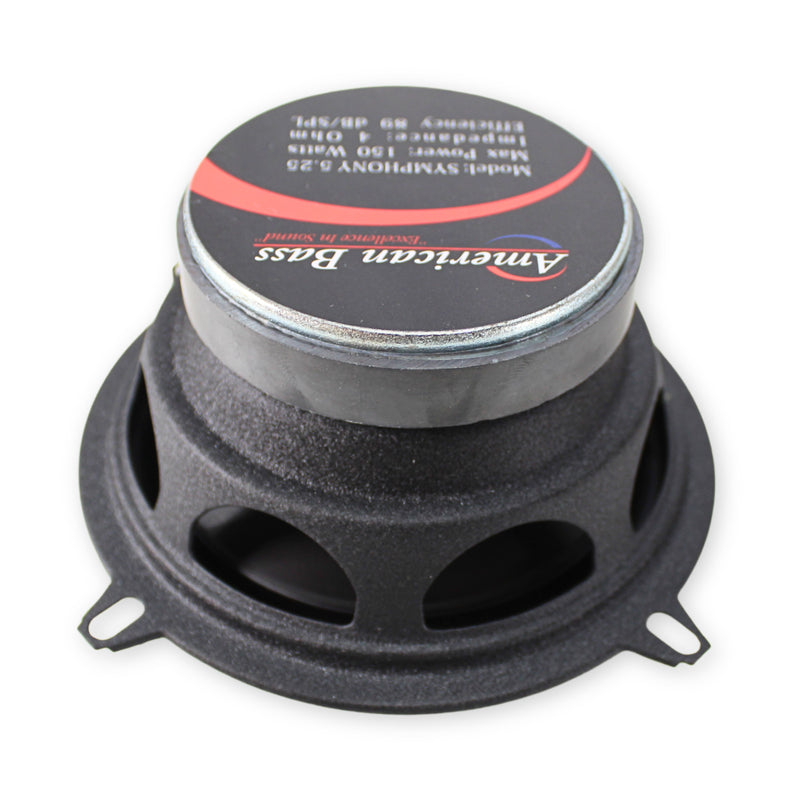 American Bass Pair of 5.25" 150-Watt 4 Ohm 2-Way Coaxial Speaker OPEN BOX