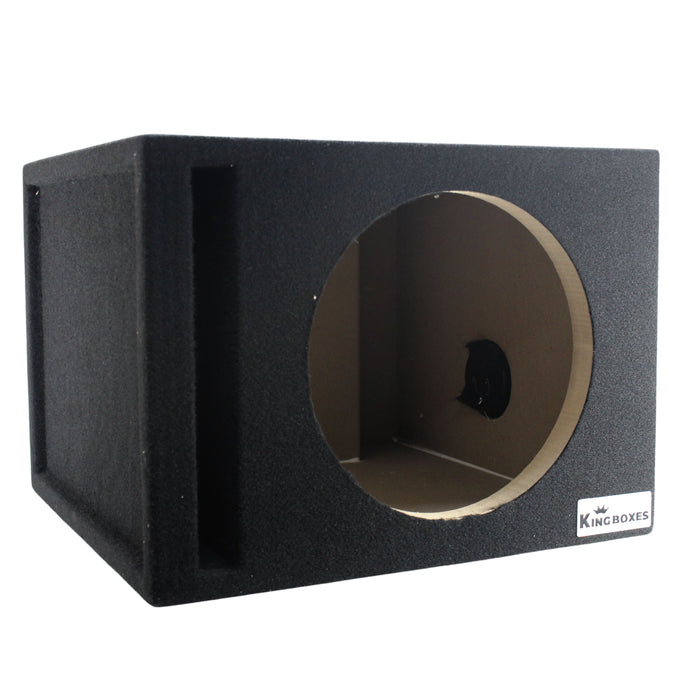 King Boxes 10" Single Ported Carpeted Universal Subwoofer Box S10V