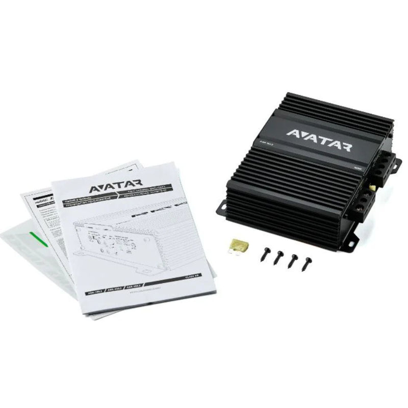 2-Channel 150W RMS Class AB Car Amplifier AVATAR ABR-150.2