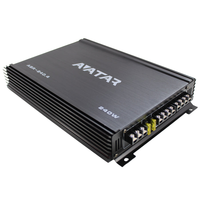 Avatar Buran Series Class A/B 2 Ohm 120W 4 CH Bridgeable Amplifier ABR-240.4