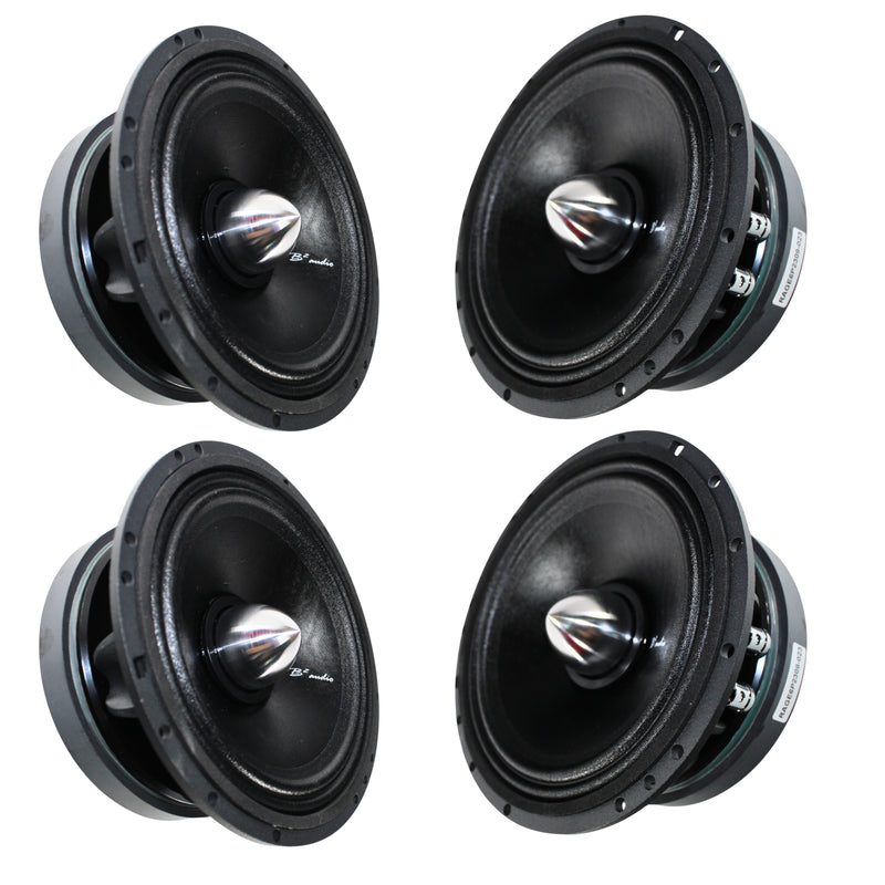 B2 Audio RAGE 1200.4 Amp + RAGE6P 6.5" Midrange + RAGE H1 Neo Tweeter Combo