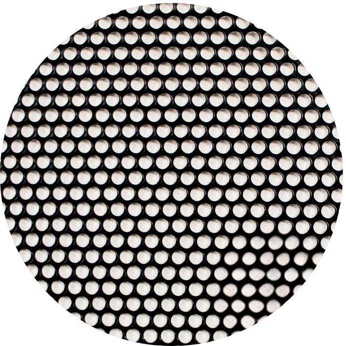 Audiopipe 3x5' Black Metal Finish Mesh Grill Sheet Staggered Row 5/32" Holes