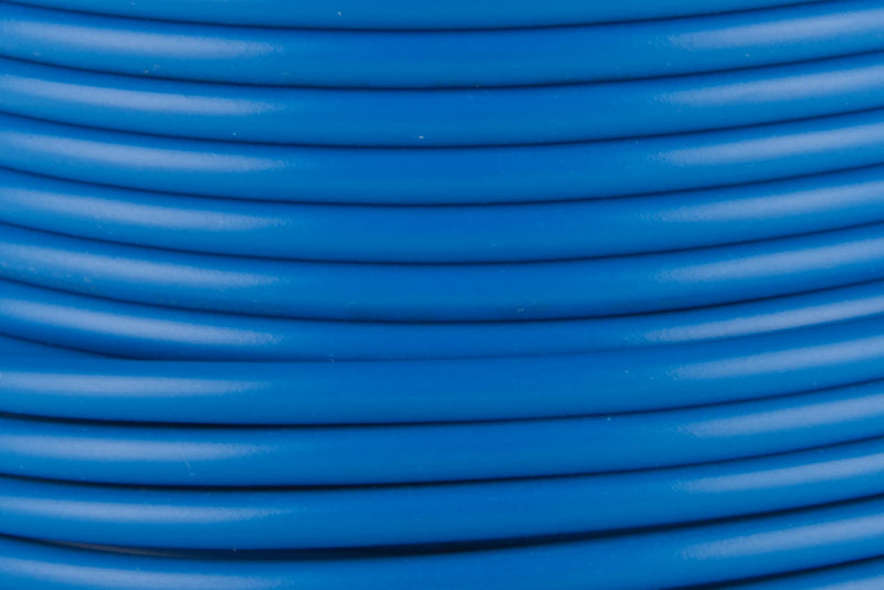 14 GA 100 FT Roll Blue Stranded CCA Primary Wire Lot Cut By The Foot