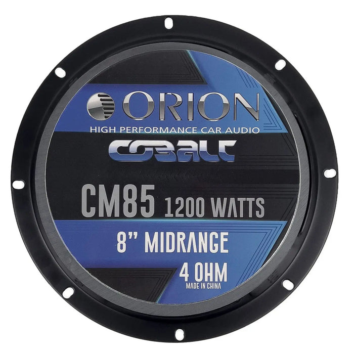 8" 300 Watt RMS 4-Ohm High Efficiency Midrange Bullet Speaker Orion Cobalt CM854