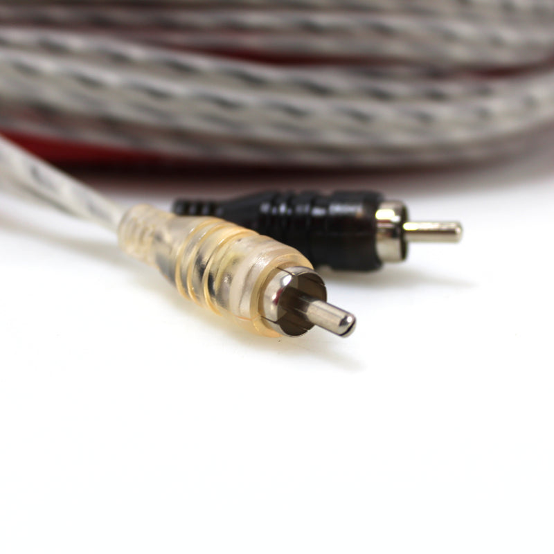 Full Tilt 4 Gauge AWG Red/Black Amplifier/Amp Wire Kit