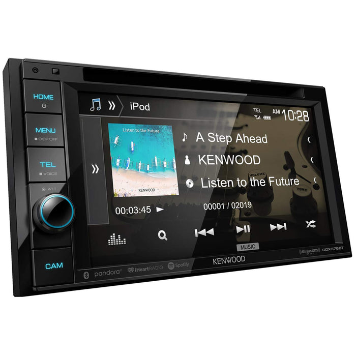 Kenwood 6.2" in-Dash Car DVD Monitor Bluetooth Receiver w/USB/AUX DDX376BT