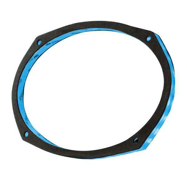 DS18 6x9" LED RGB Acrylic Glass Ring for Speakers + LED Bluetooth Controller