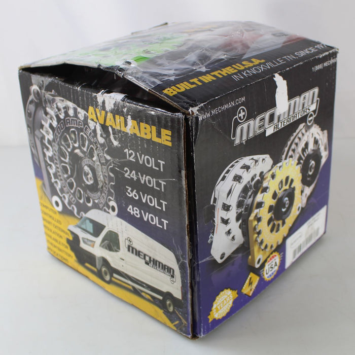 Mechman E-Series 370 Amp Black Alternator For 1987-1995 GM 4.3L Truck OPEN BOX