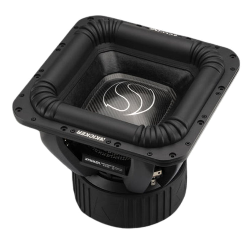 KICKER Solo XS 15" 52L7XS152 2-Ohm DVC 3000W RMS Square Subwoofer