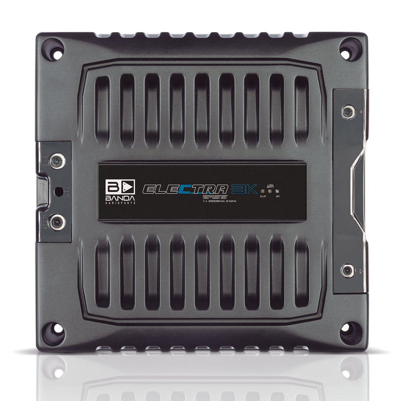 Banda 3000 Watt 1-Ohm Monoblock ELECTRA Line Aluminum Brazilian Bass Amplifier