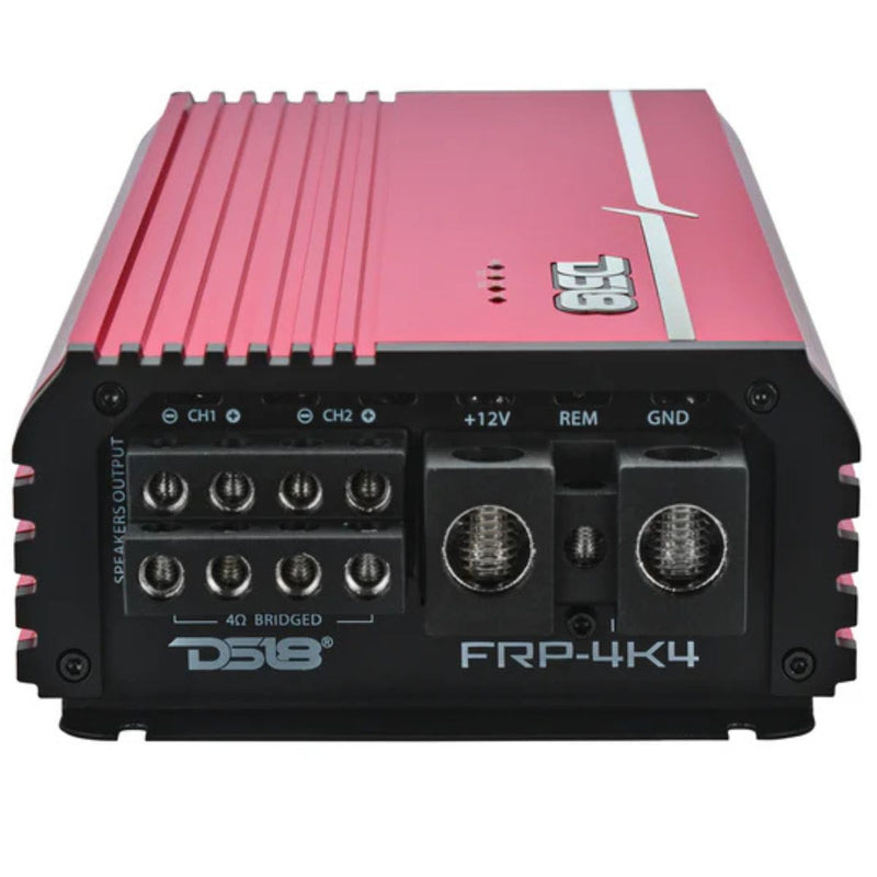 4-Channel Full-Range Class-D Amplifier 4000W RMS DS18 FRP-4K4 RED