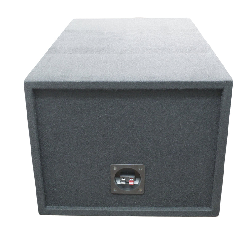 King Boxes 12" Dual Vented Carpeted Universal Subwoofer Box D12V