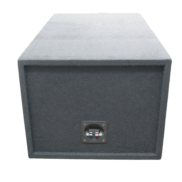 King Boxes 12" Dual Vented Carpeted Universal Subwoofer Box D12V