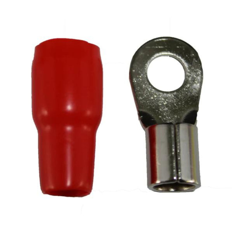 XS Power 10 Red + 10 Black 0 AWG 10.5MM Ring Terminals Nickle Plated XS-RT0L