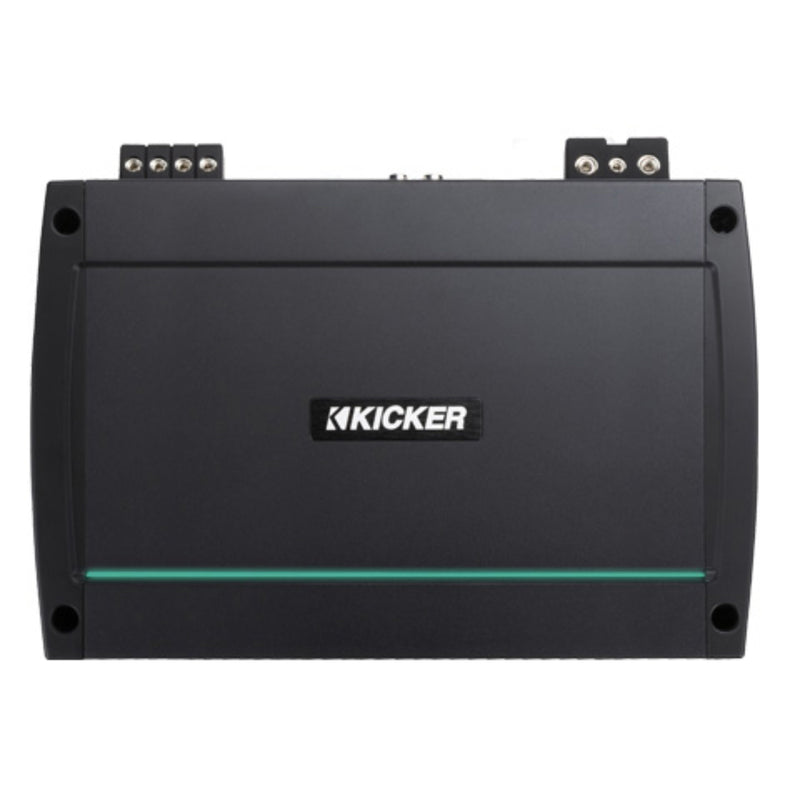 Kicker Full Range 2 Channel Marine Amplifier Class D 1200W RMS 2Ohm + Install Kit