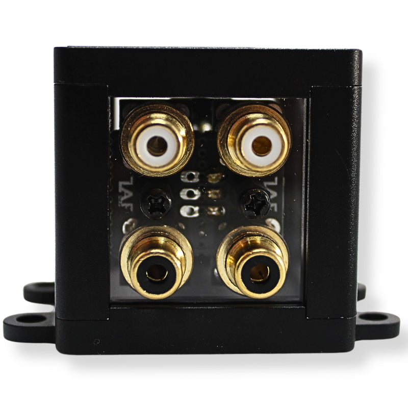 Big Jeff Audio 1-to-2 Pair Cockbox RCA Splitter Distribution Block