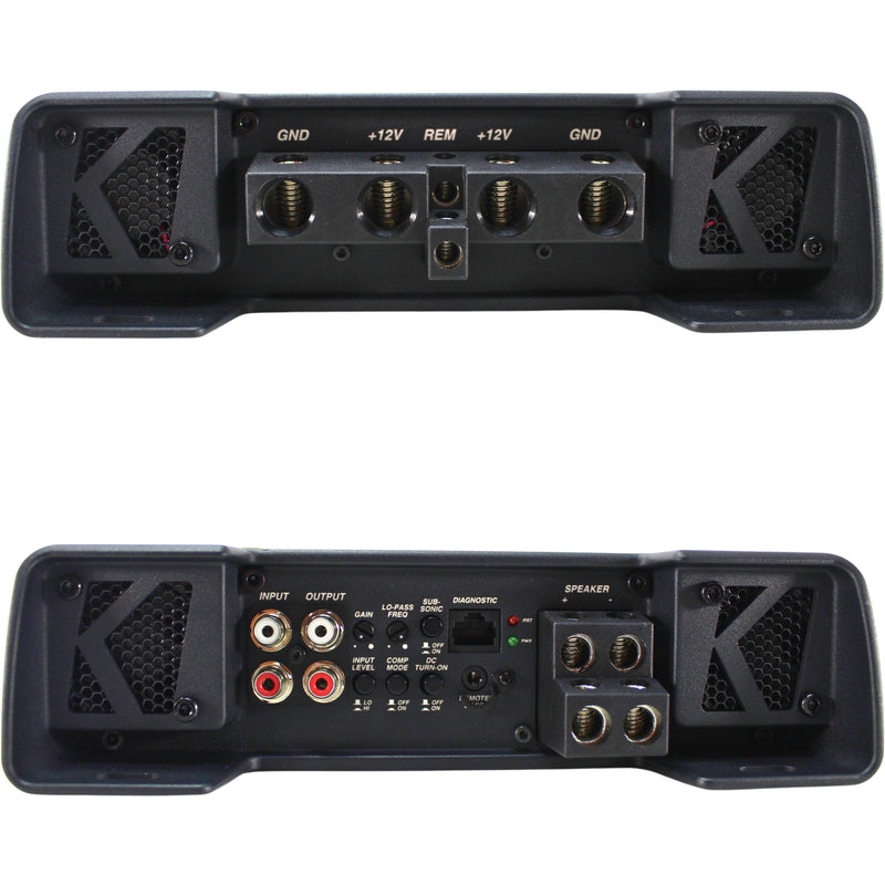 Two Solo X 15" Dual 2 Ohm 2000W RMS Subwoofer Combo with Warhorse 3600 Amplifier