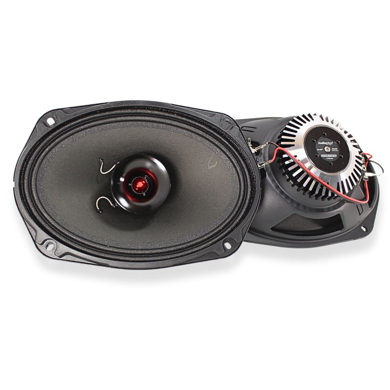 6x9" 150W RMS 4-Ohm NEO Hybrid Coaxial Loudspeaker Pair W/1" Tweeter APMB-CX690