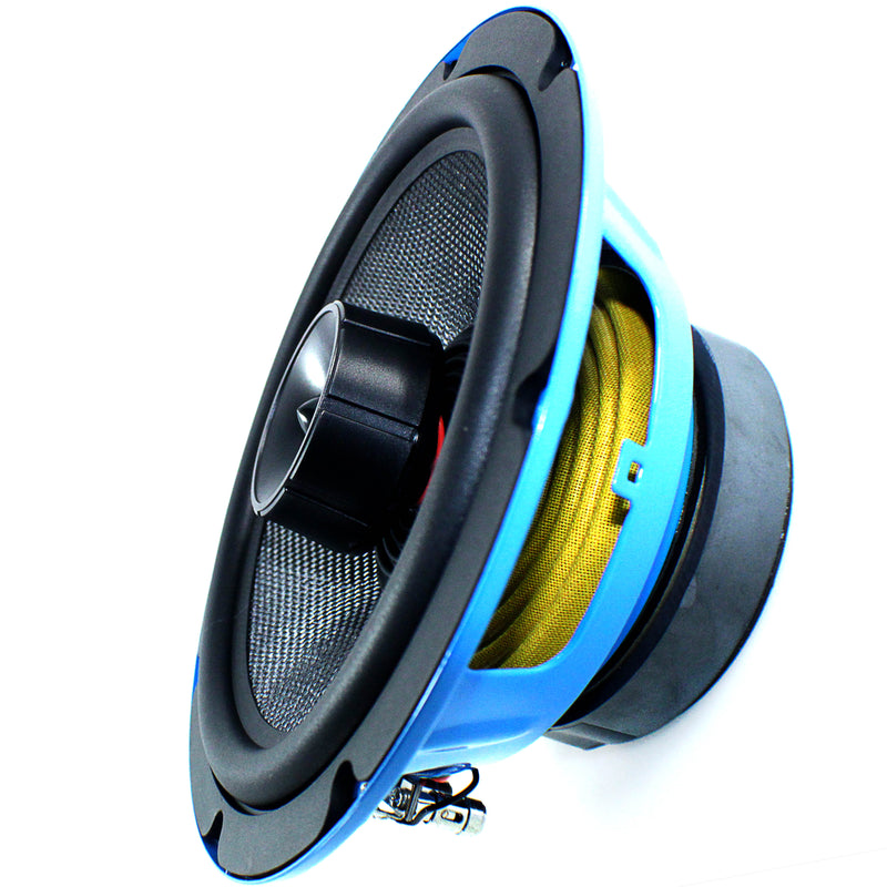 Motorcycle/Marine 8" Hybrid 4-Ohm 110W RMS Midrange Galeforce F1 Speakers Pair