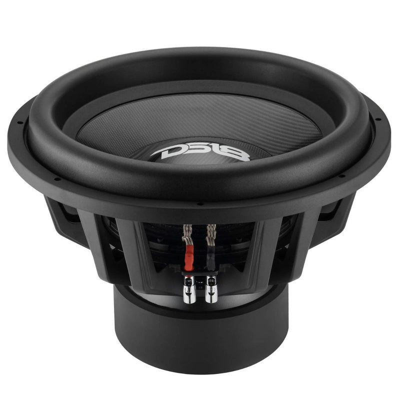 DS18 18" 3500W RMS Dual 2-Ohm Carbon Fiber Car Subwoofer CARBON18.2D
