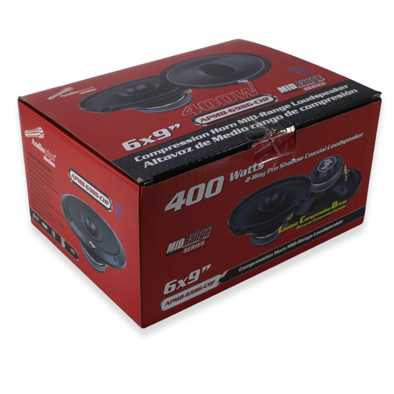 Audiopipe 6x9" 2-Way 200W RMS 4 Ohm Compression Horn Midrange Speaker