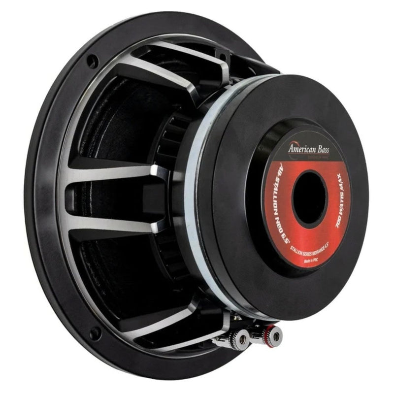 American Bass 6.5" 350W RMS 4-Ohm Neodymium Midrange Speaker STALLION-6.5-MR