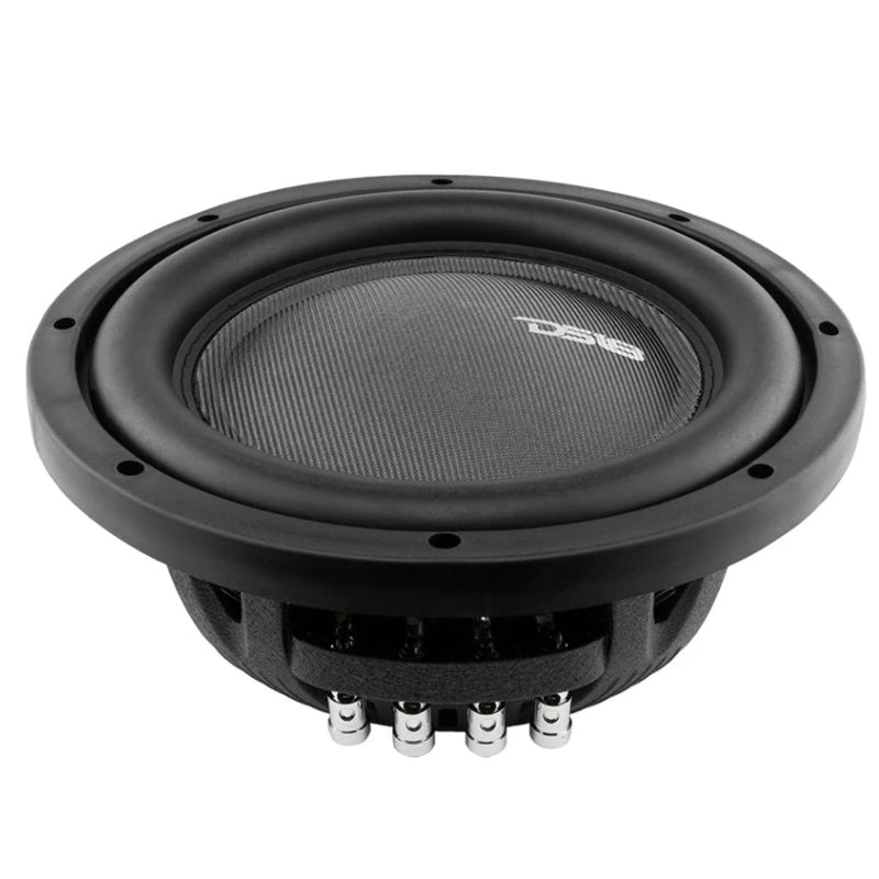 DS18 IXS10.4D 10" Dual 4 Ohm Shallow Mount Subwoofer, 500W RMS, 1000W Max