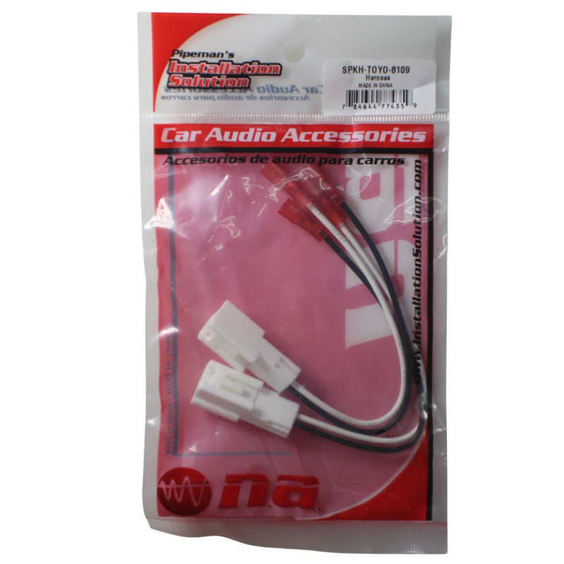 Pipeman SPKH-TOYO-8109 Speaker Harness Adapter Plug & Play Pair For Toyota