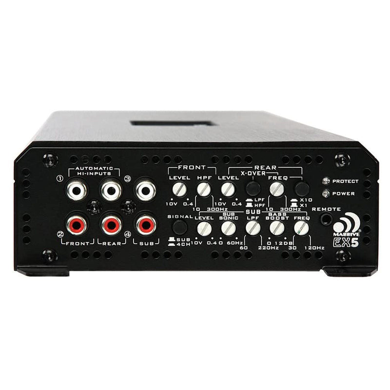 Massive Audio Nano Edge 5-Channel 1360W RMS Full Range Hybrid Amplifier EX5