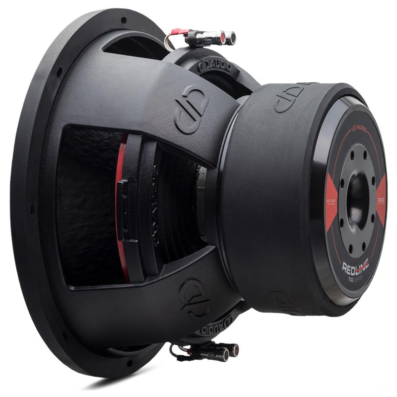 DD Audio 12" Dual 2 Ohm 3600W Peak/1200W RMS Power Tuned Subwoofer 712d-D2