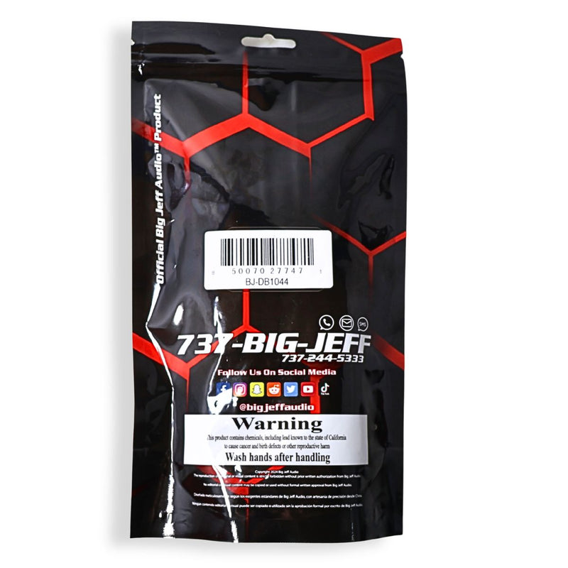 Big Jeff Audio DB14 4-Way Distribution Power Ground Block 1x 0Ga 4x4 AWG 2 Pack