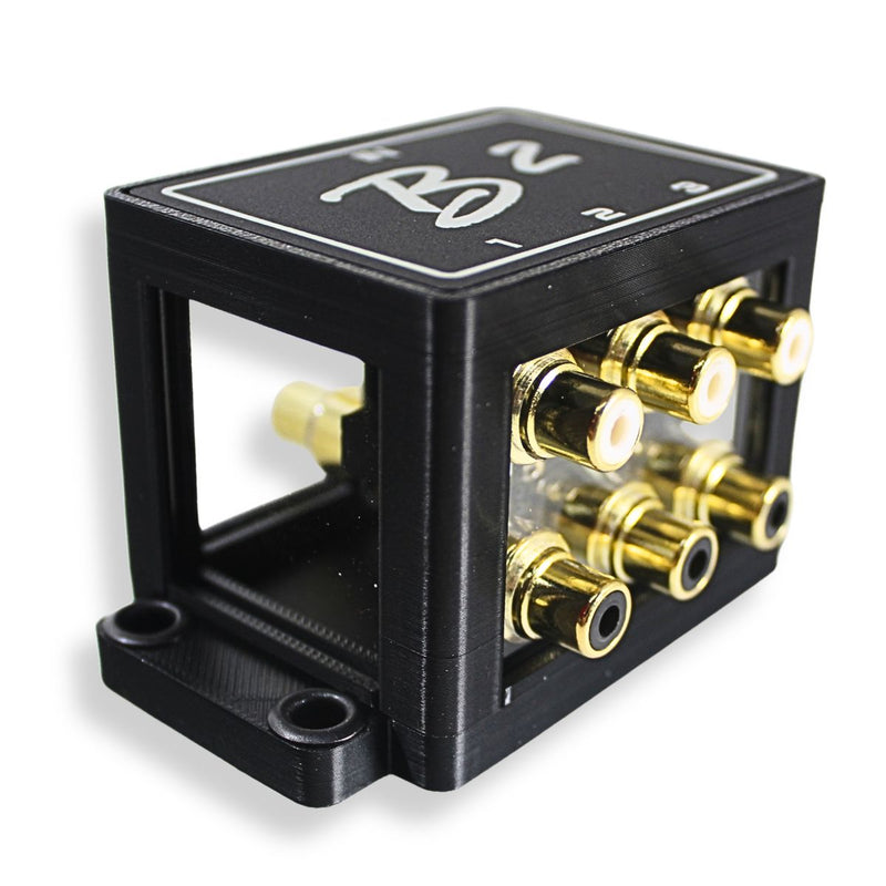B2 Audio 1-to-3 Pair Cockbox RCA Splitter Distribution Block