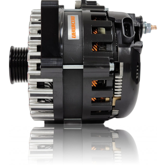 Mechman E-Series 370 Amp Black Alternator For 1986-1991 3.8L Fits 6/12 CS144