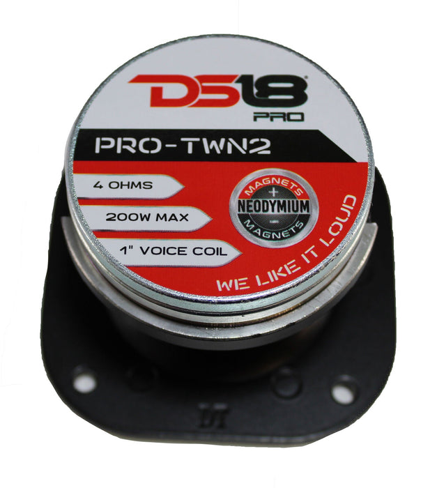 1" 200 W Super Tweeter with Bullet and Neo Magnet 4 Ohm 1" Voice Coil PRO-TWN2