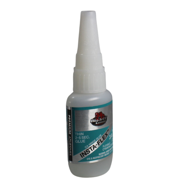 Big Jeff Audio 2-5 Seconds 3/4 oz Insta-Flex Flexible Thin CA Glue Glue