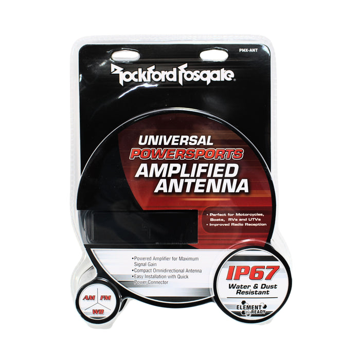 Rockford Fosgate PMX Amplified Antenna AM/FM/WB 12v