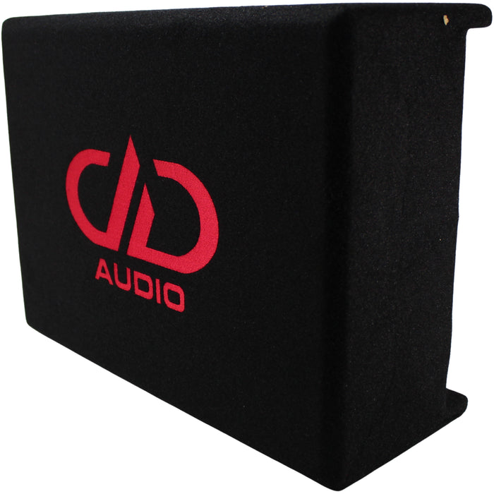 DD Audio SL600 Series 12" 600W RMS S1-Ohm Slim Down Firing Enclosure