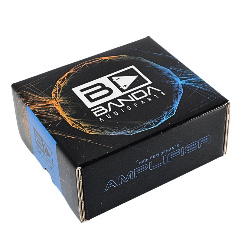 Banda Pocket Series Compact 800 Watt 1-Ohm 4 Ch Brazilian Amplifier BD-800.4-1