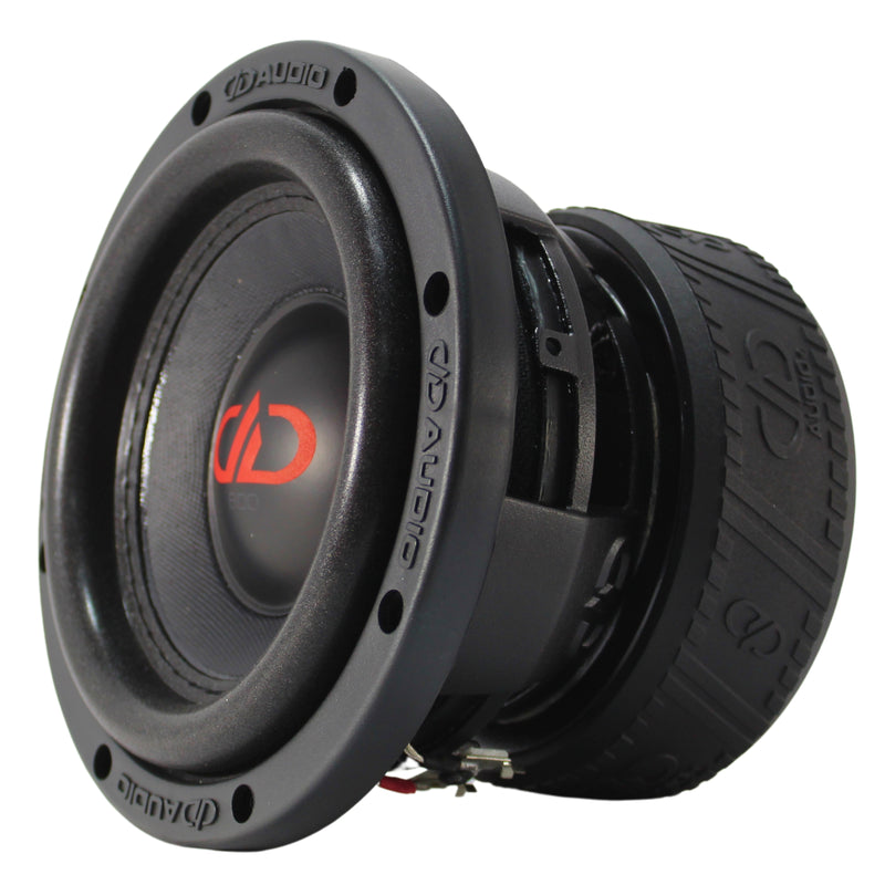 DD Audio 6 Inch Dual 2 Ohm 1800W Peak/600W RMS Power Tuned Subwoofer 606d-D2