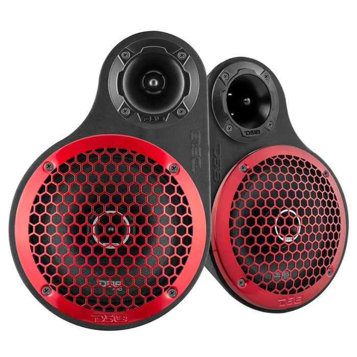 DS18 High Density ABS Universal Pod For 1 x 8" Loudspeaker & 1 x 2.95" Tweeter