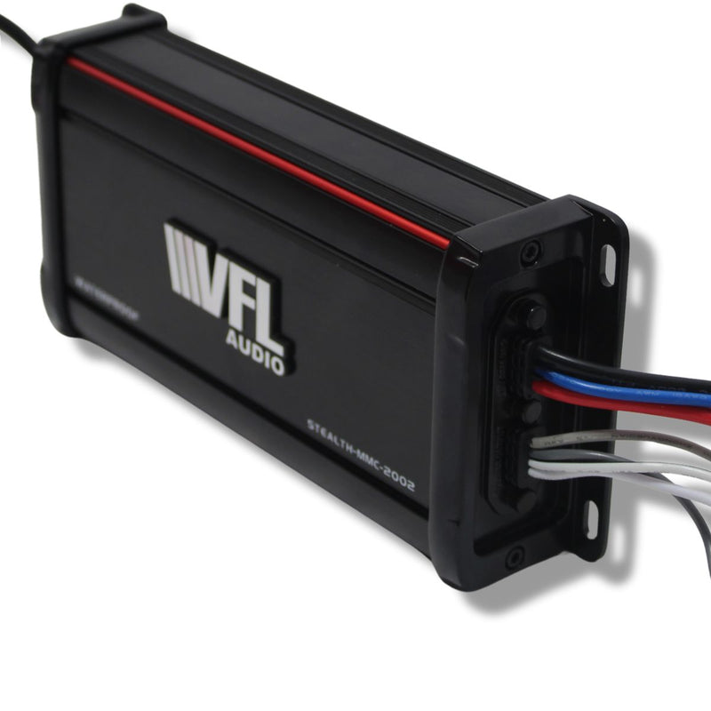 American Bass 500W 2-Ch Waterproof Amplifier Marine/Powersport STEALTH-MMC-2002