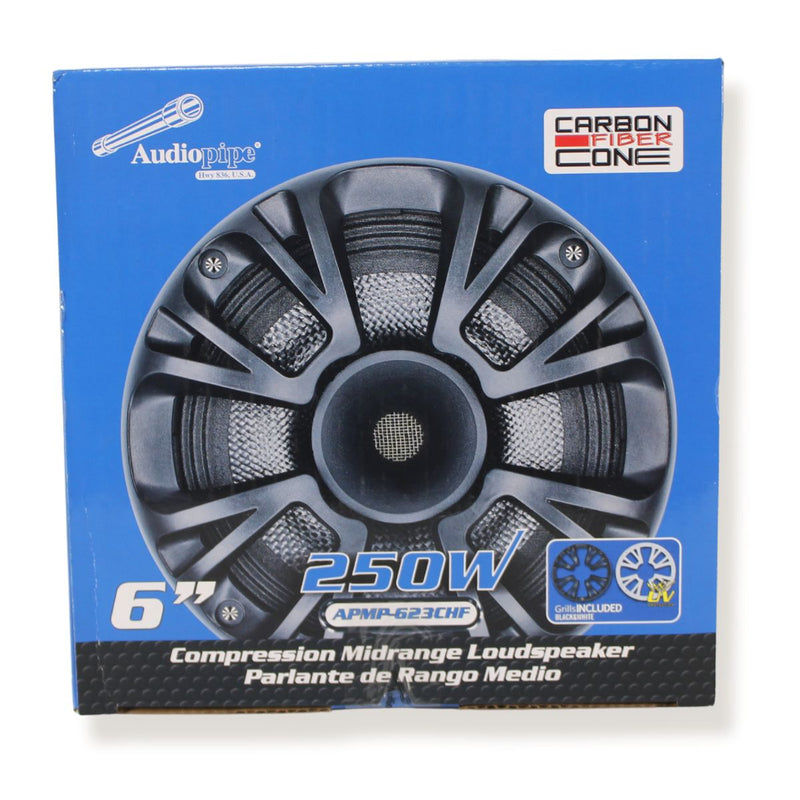 Audiopipe 6" 125 Watts RMS Marine Mid-Range Compression Loudspeaker APMP-623CHF